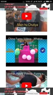 Comedy and funny video android App screenshot 1