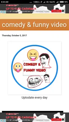 Comedy and funny video android App screenshot 2